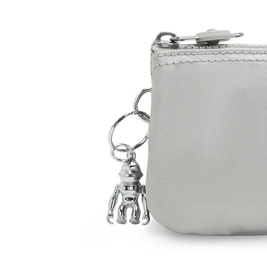 Kipling Creativity Small Metallic Pouch Tassen Zilver | België 1106PJ